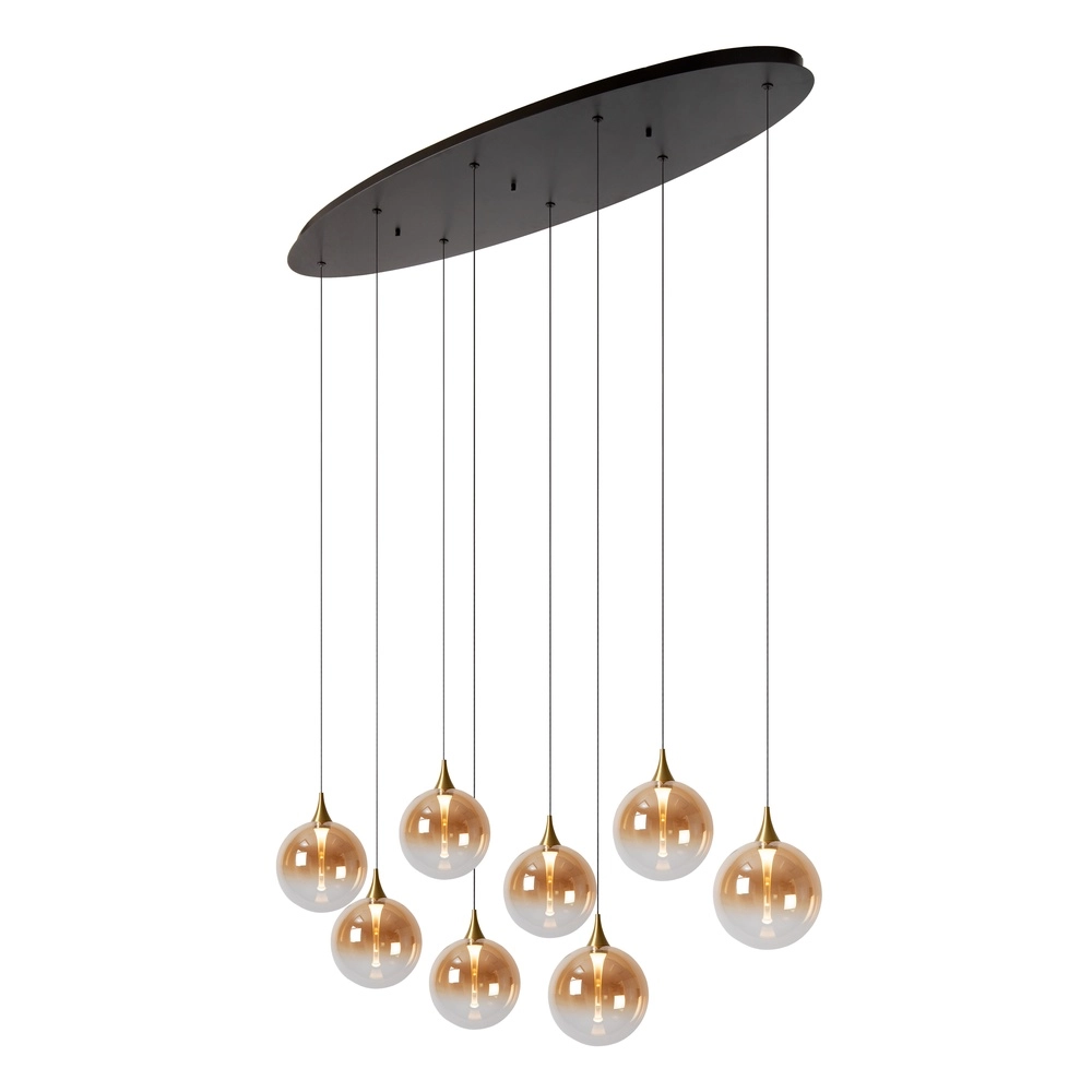 Suspension LED de conception Gisela Faning - 8x Ø 16cm Premium by Lucide 5411212134837