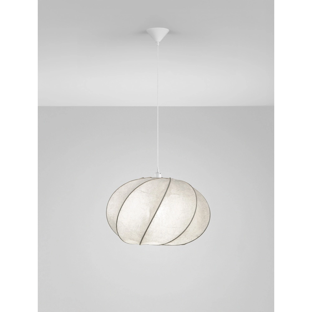 Suspension Bora blanc Ø 55cm Suspension Bora blanc Ø 55cm