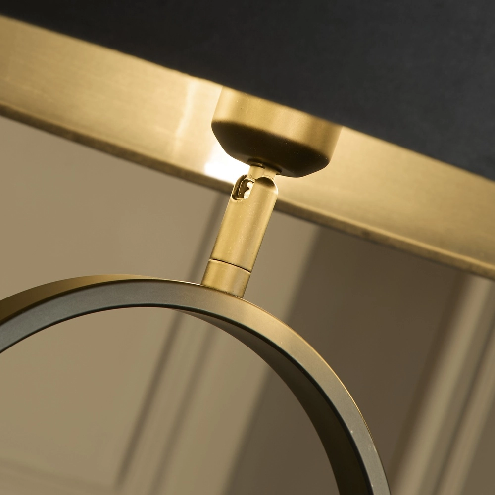 Lampadaire Modish Noir avec capuche gris foncé Searchlight 5053423307541