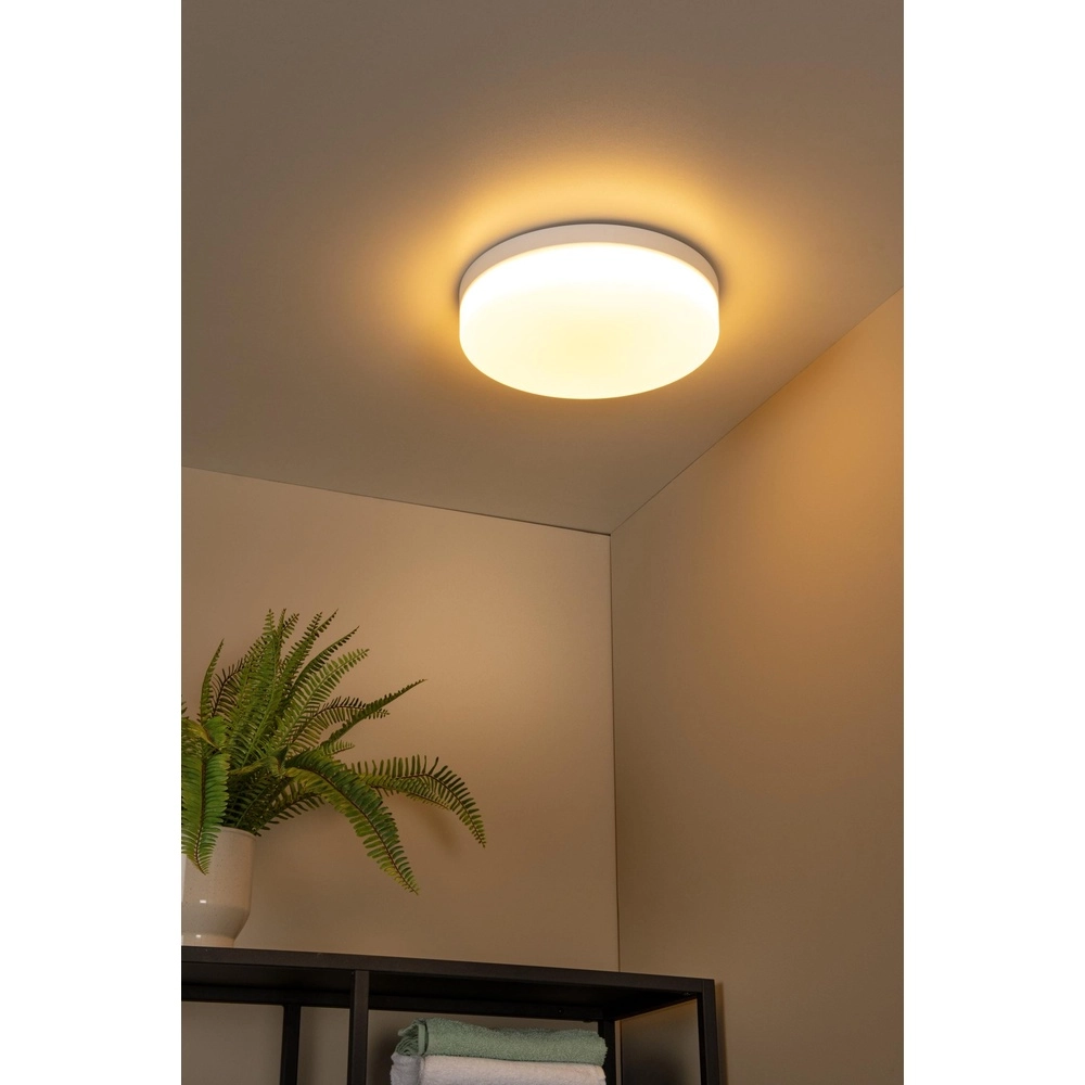Éclairage de plafond Biskit Ø 34,5cm - IP44 blanc