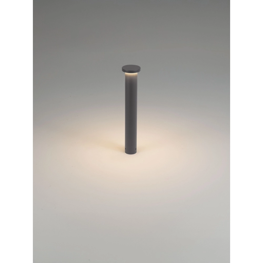 Éclairage de chemin moderne Bast gris foncé 45cm - 3000K Lyora 5212017497628