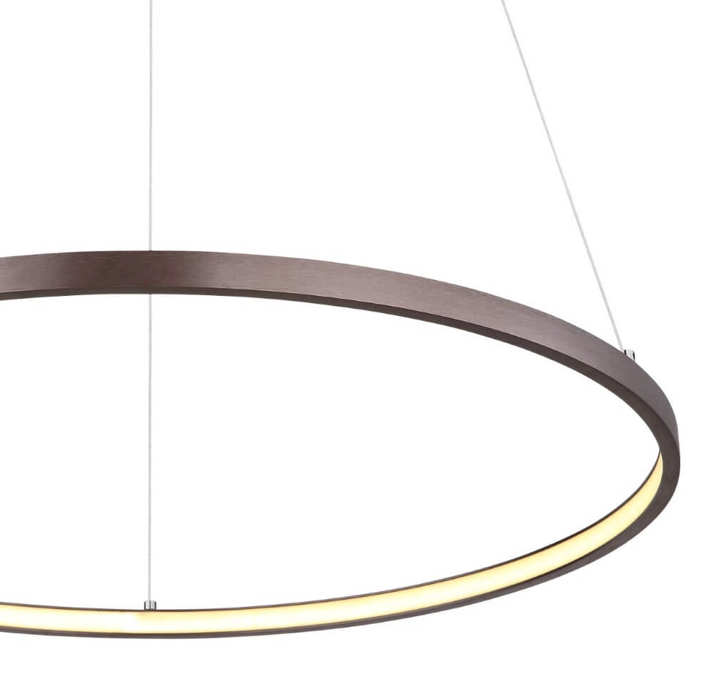 Lampe suspendue design Ralph marron café Ø 60,5cm Globo 9007371454679