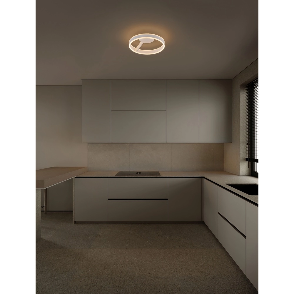 Plafonnier Bianco blanc Ø 40cm Lyora 5212017473820