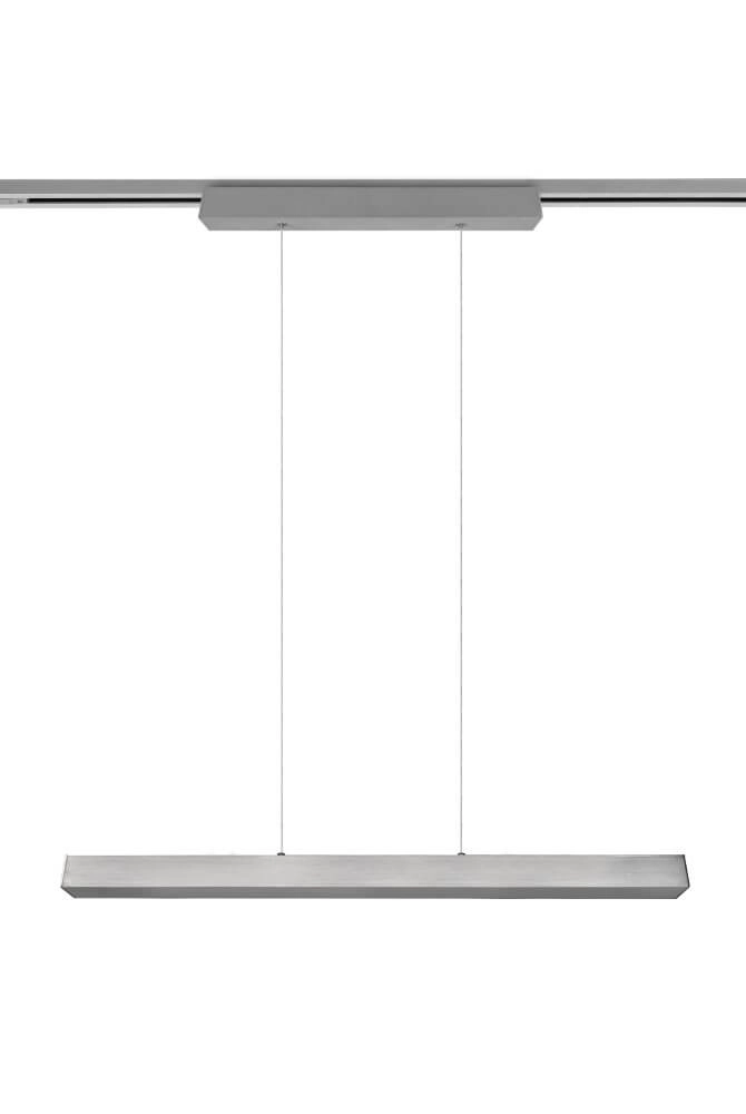 Lampe suspendue Paros métal brossé Trio 4017807505955