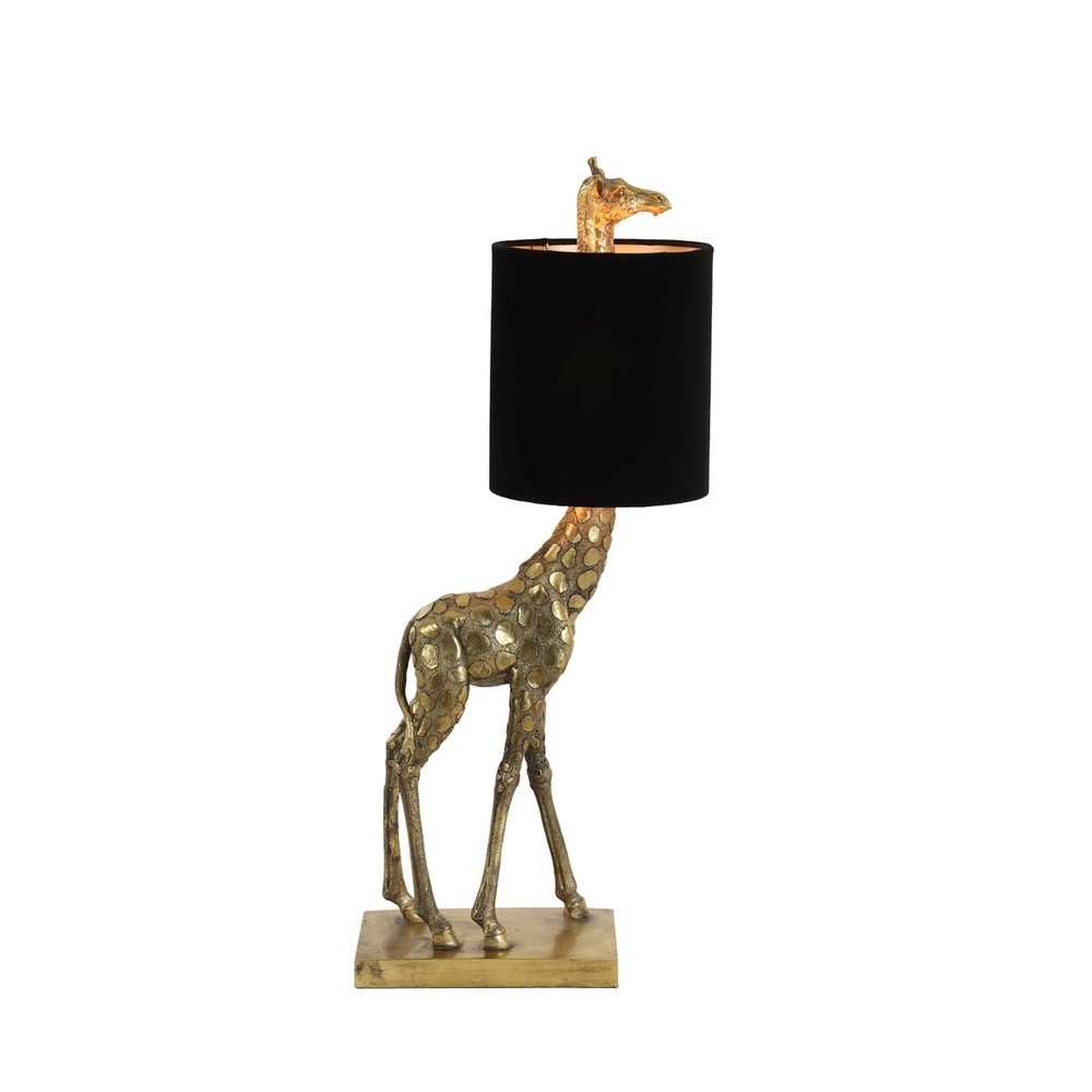 Lampe de table Giraffe 61 cm bronze avec noir Light & Living 8717807609412