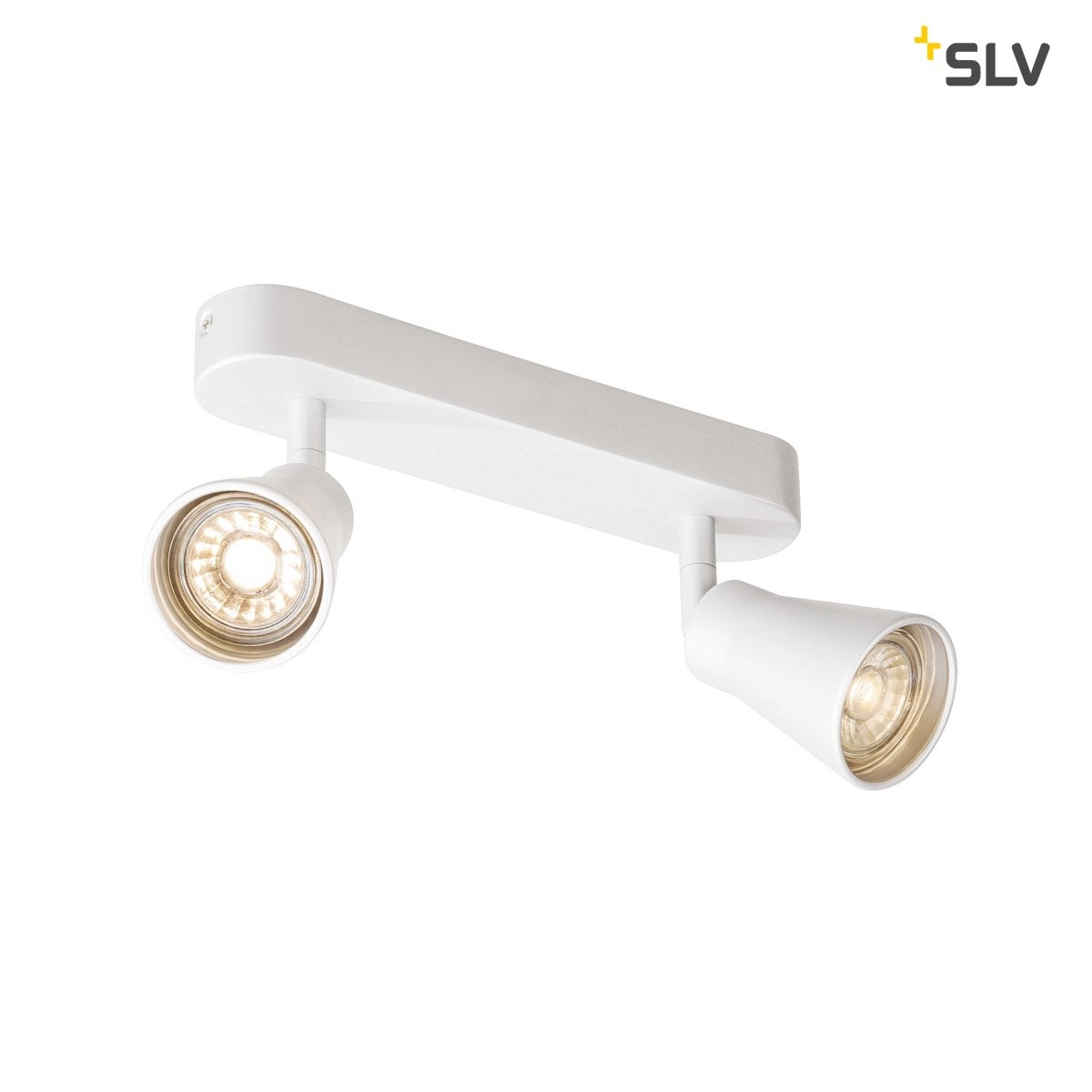 Spot de plafond Avo 2 lumières blanc