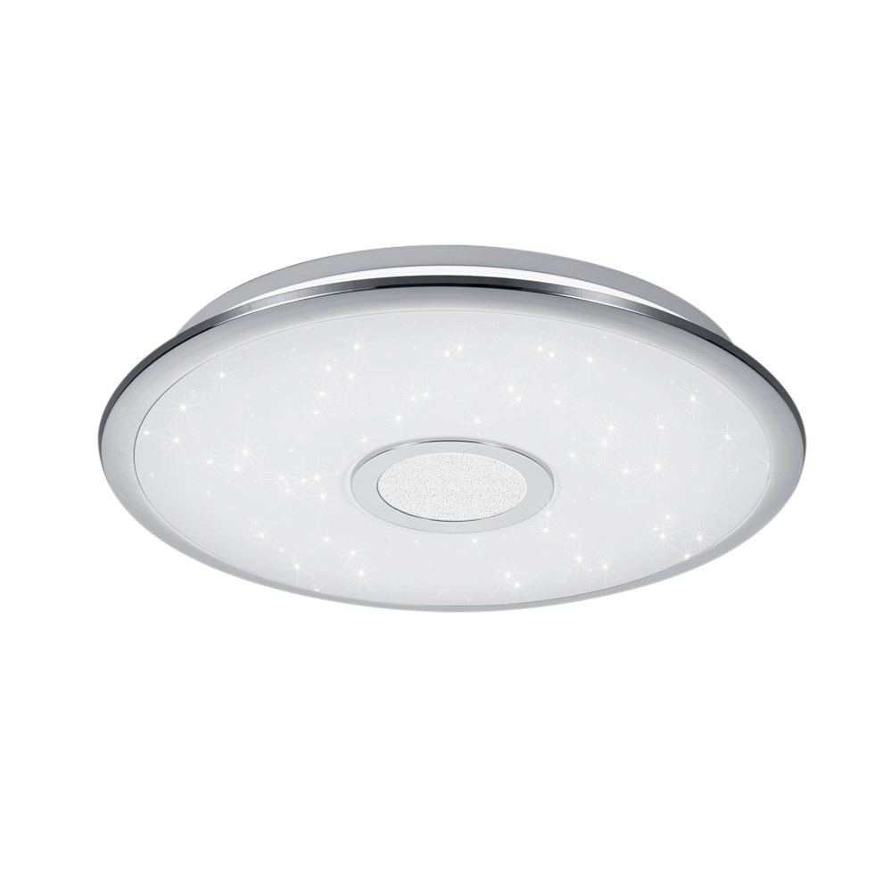 LED plafonnier Osaka 42cm gris effet étoile LED plafonnier Osaka 42cm gris effet étoile