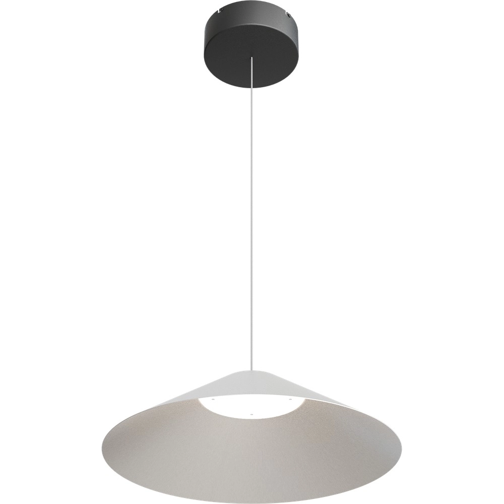 Lampe pendante de conception Ceppo noir avec nickel Ø 45cm