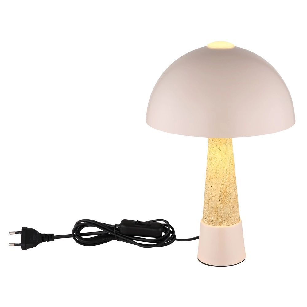 Lampe de table unique Paulin Champagne Globo 9007371578696
