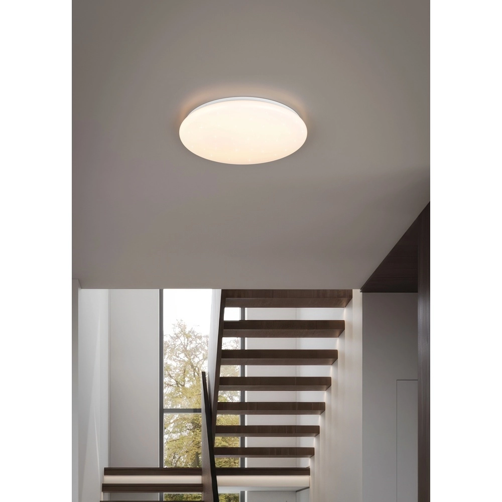 Plafonnier Cetus blanc avec fonction RGB Trio 4017807654561