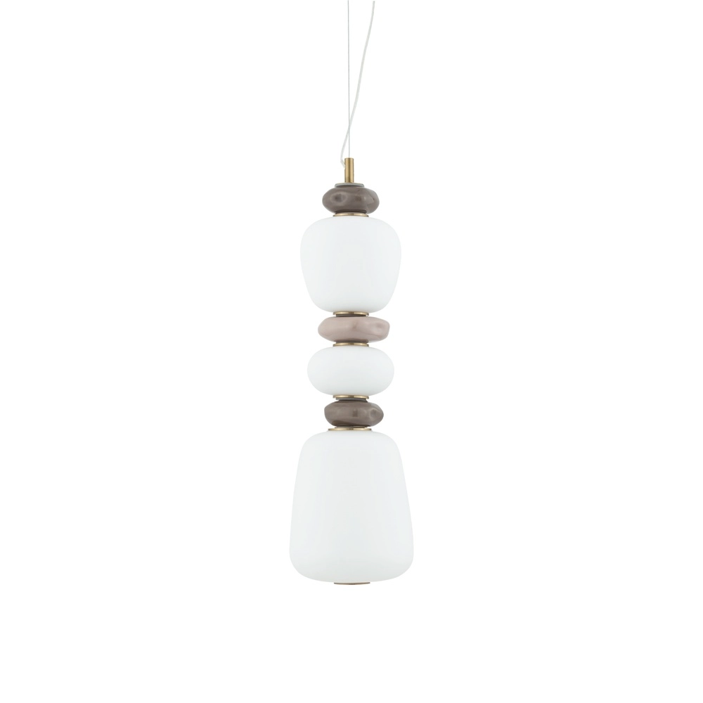 Lampe suspendue Ceramic Led céramique et verre Ø 17cm Lyora 5903139117012