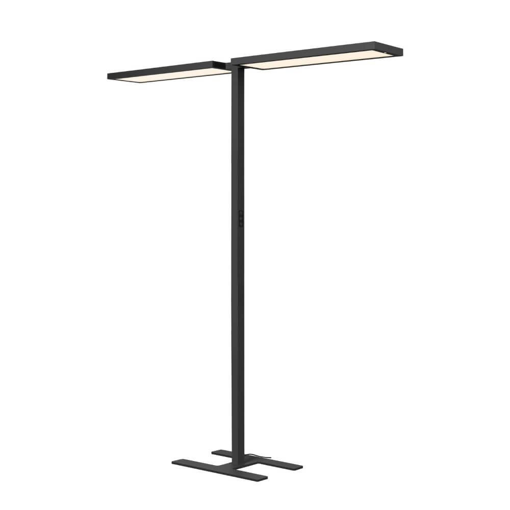 Lampadaire de bureau LED Worklight Pro noir - double SLV 4024163277976