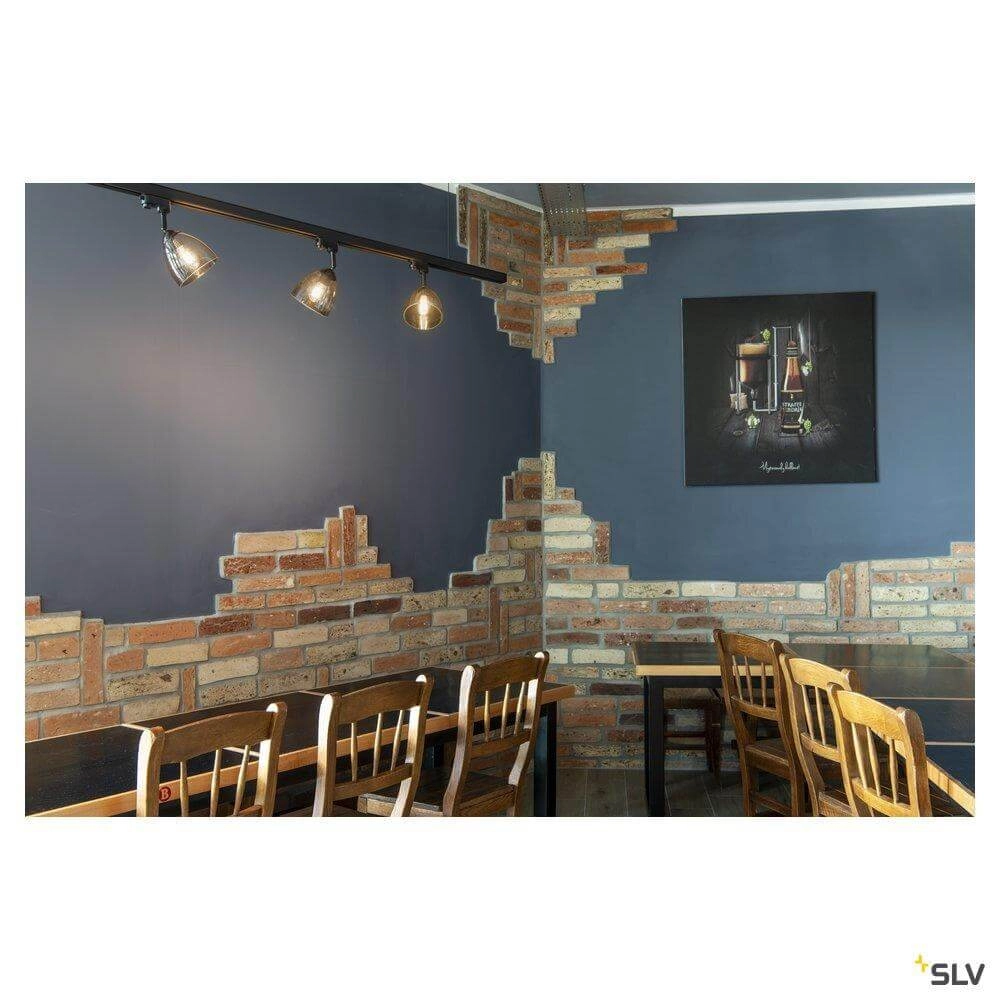 Lampe triphasée Para Cone fumée noire SLV 4024163262408