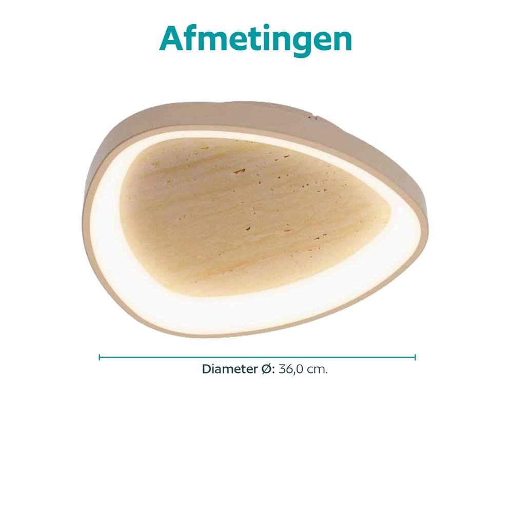 Lampe de plafond moderne Meliciano brun sable Eglo 9008606407095