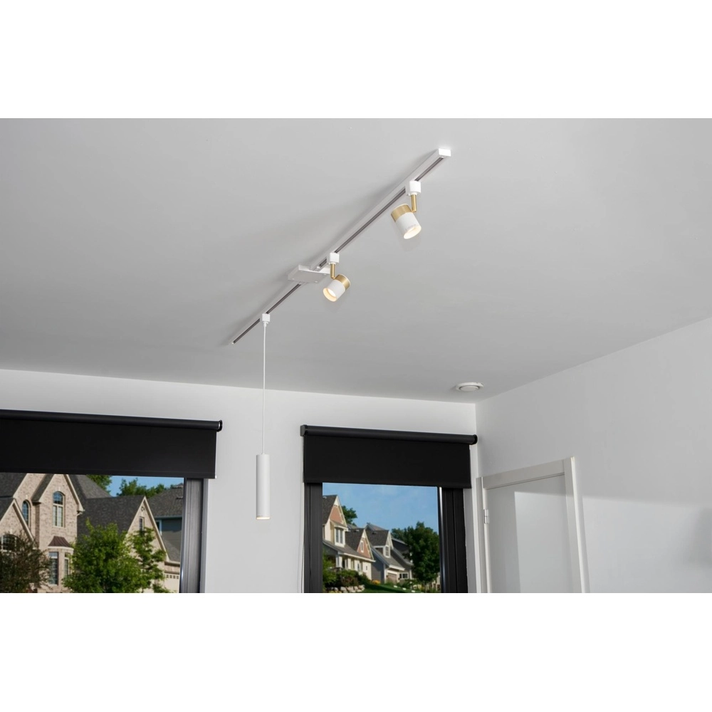 Spot ferroviaire Track Floris Blanc monophasé Lucide 5411212093837