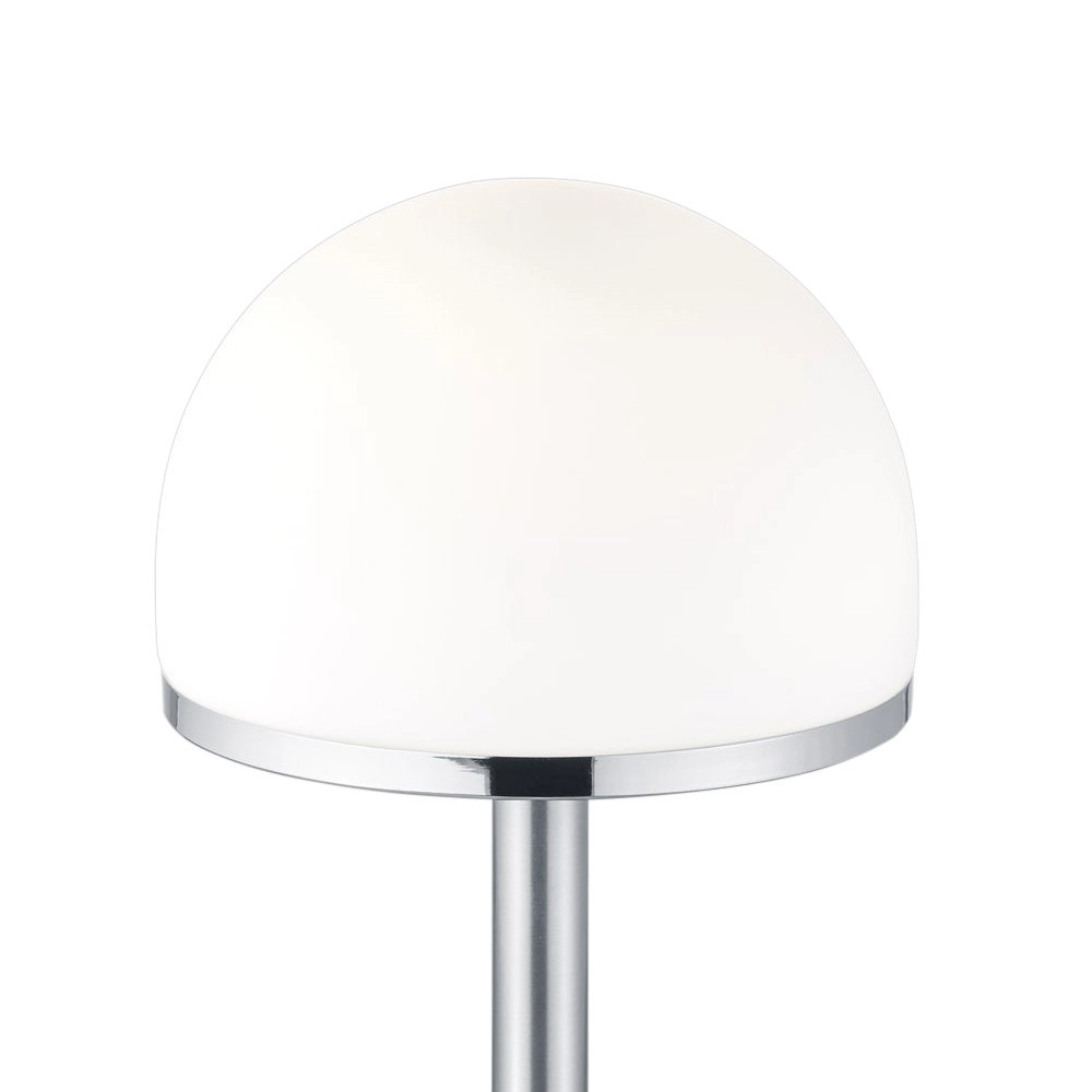 Lampe de table LED abat-jour Berlin gris Trio 4017807371758