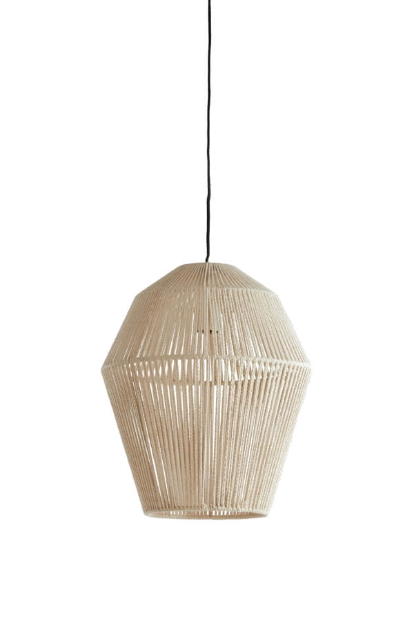Suspension scandinave Deya crème Ø38cm Light & Living 8717807744953