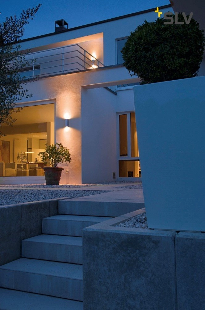 Briquet carré de haut en bas Theo Up-Down Out gris métallisé SLV 4024163097208