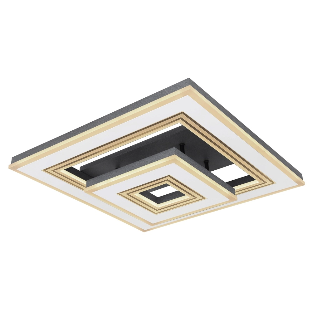 Lampe de plafond à design Jack blanc avec noir