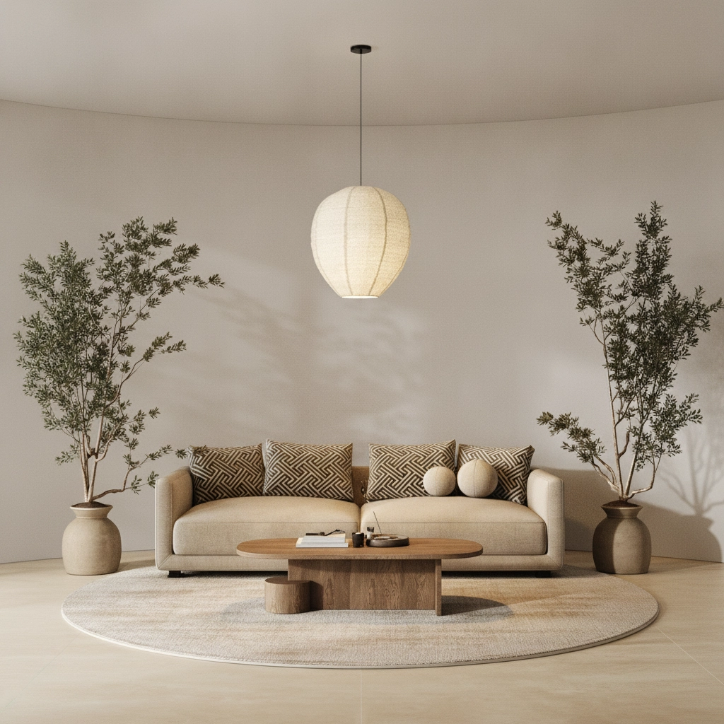 Lampe suspendue Nubble Blanc