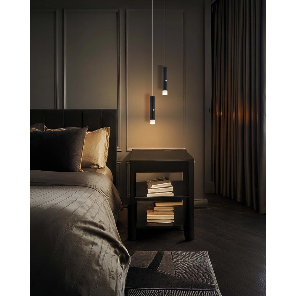 Lampe suspendue élégante Pelo Noir Globo 9007371575343
