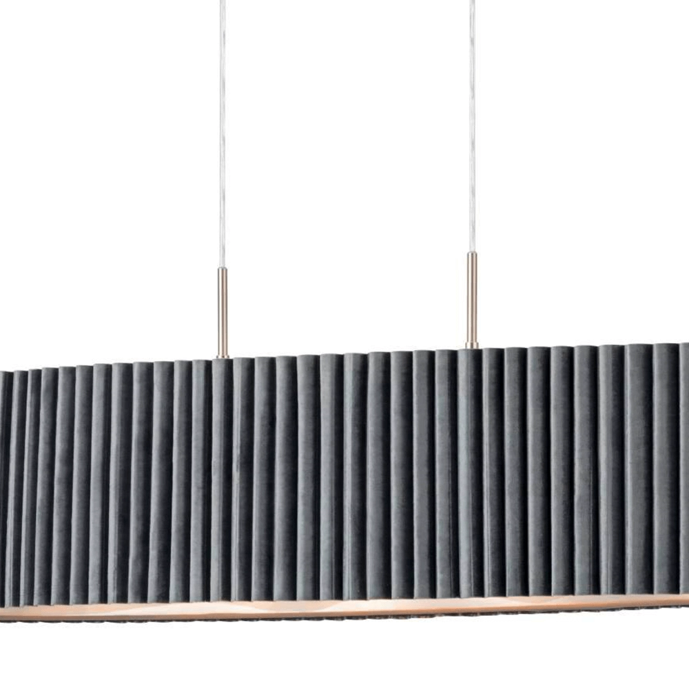 Lampe suspendue de bureau Tamaresco avec abat-jour en velours Stars of Light 9002759397739