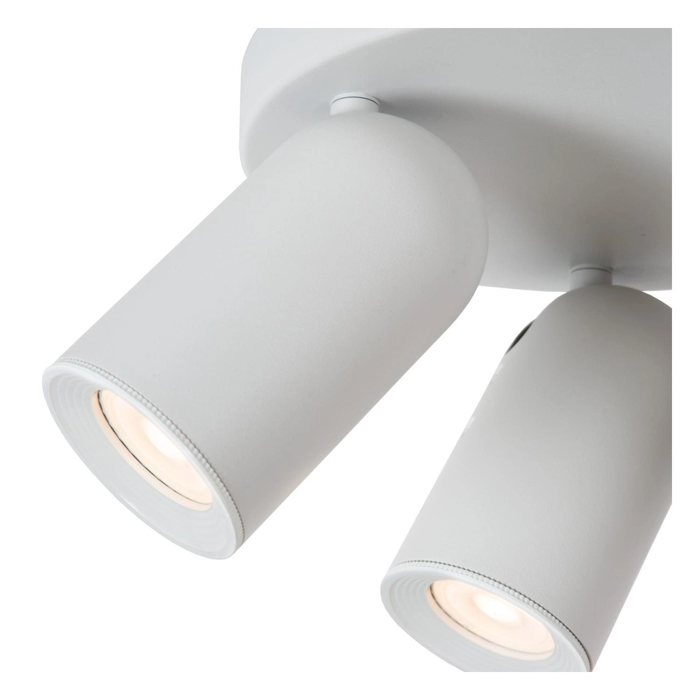 Projecteur de plafond Punch Blanc à 3 lumières Lucide 5411212134479