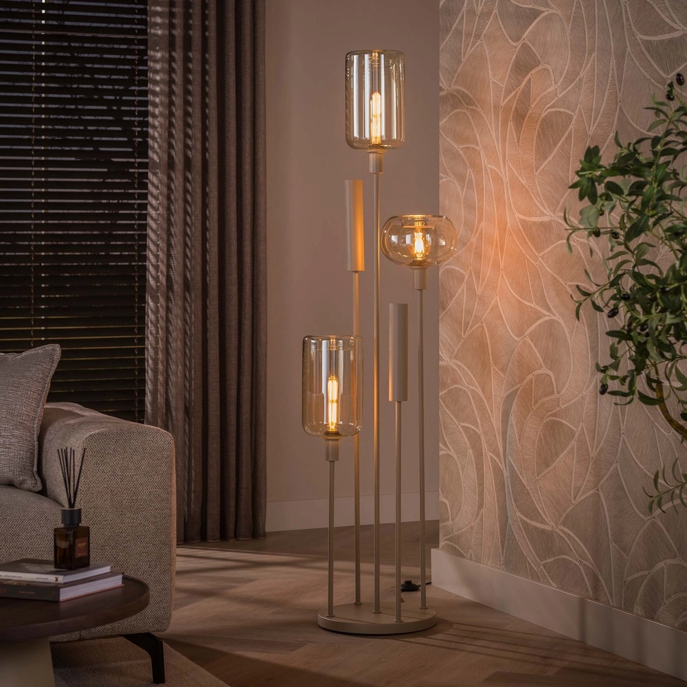 Lampadaire de conception Serene brun sable Lyora 8716803514768