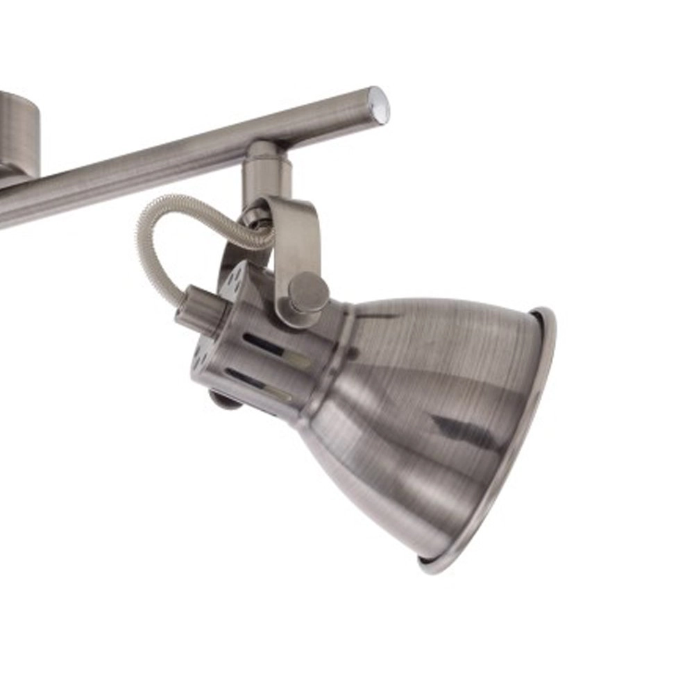 Spot de plafond LED Seras Nickel à 2 lumières avec crème Eglo 9002759965532