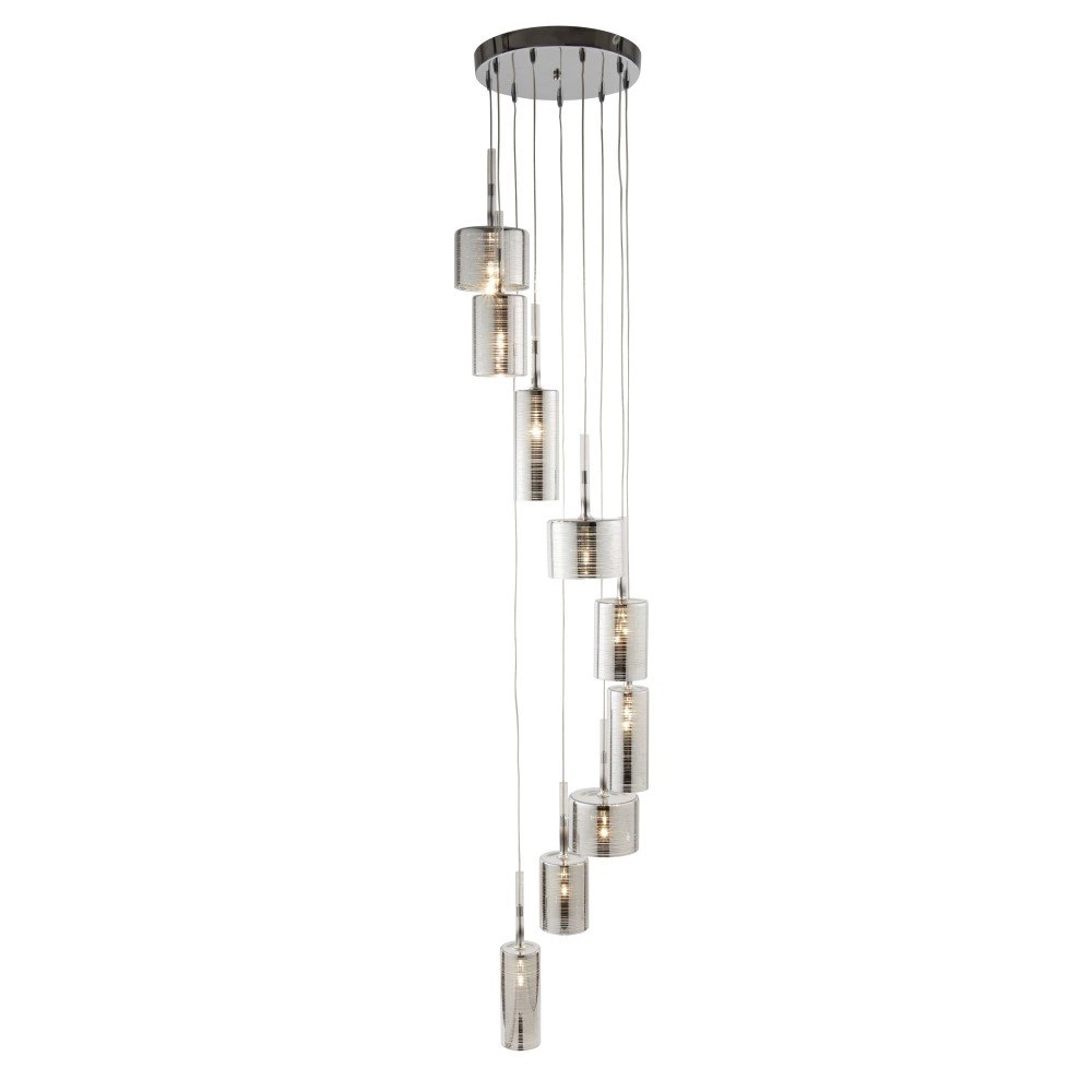 Lampe suspendue Vide Linen 9 lumières