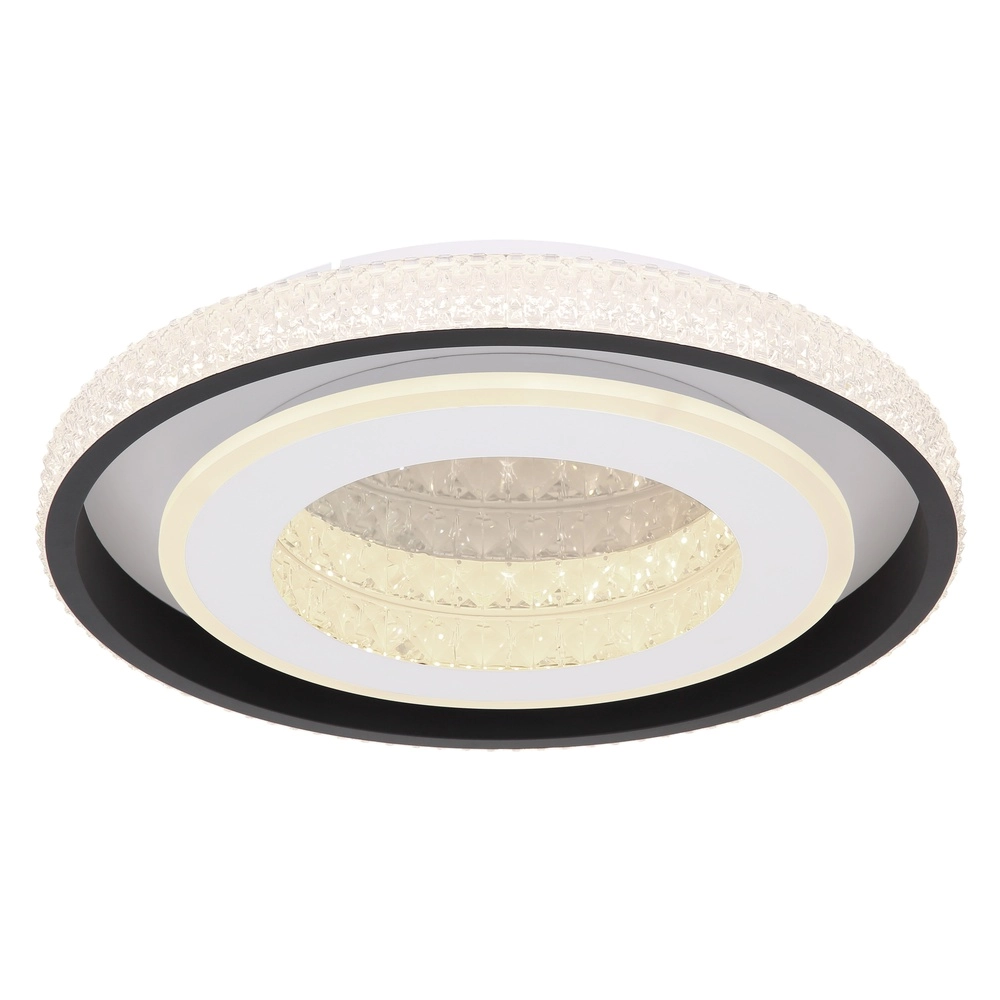 Éclairage de plafond Lucky blanc avec noir
