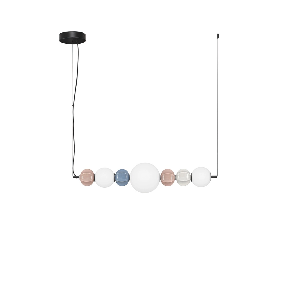 Lampe pendante unique Dazz Couleurs multiples horizontales Lyora 5212017495242
