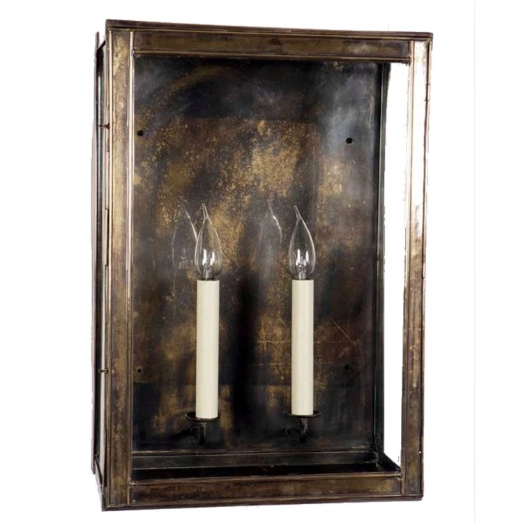 Lampe d'extérieur rurale Large Oxbridge rural - cuivre antique (ant)