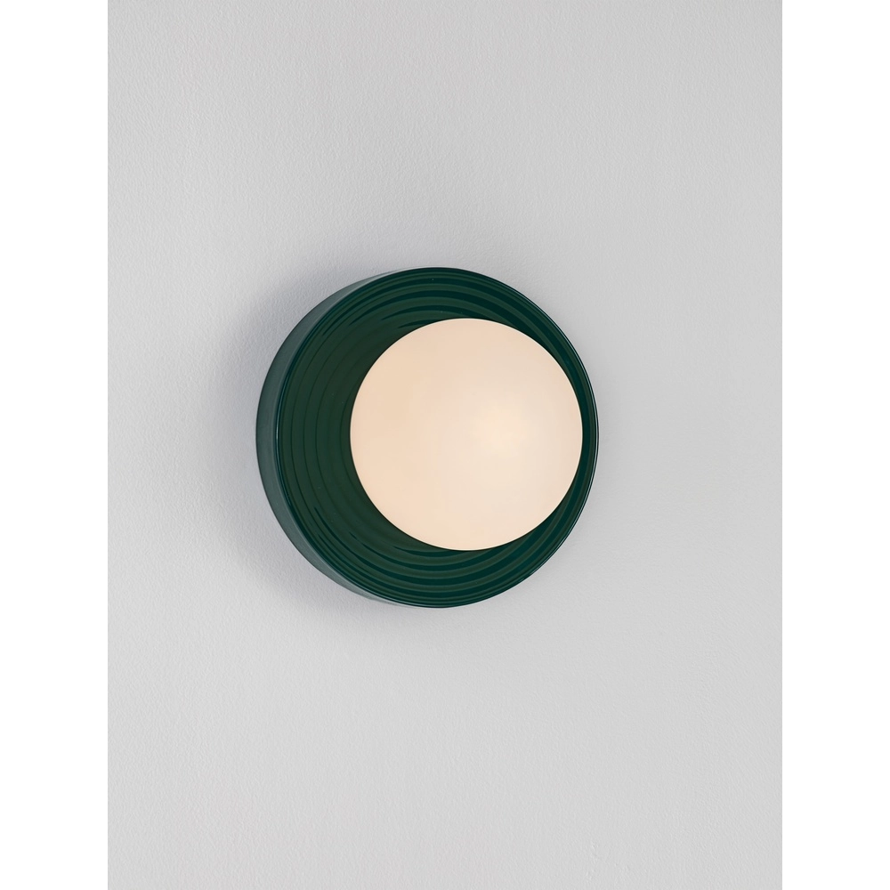 Applique murale Orbique vert Ø 22cm Lyora 5212017483881