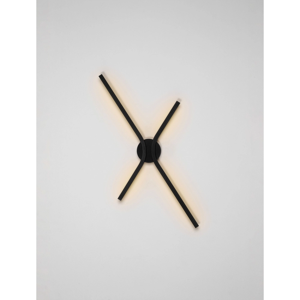 Applique murale design Akro noir Lyora 5212017461759