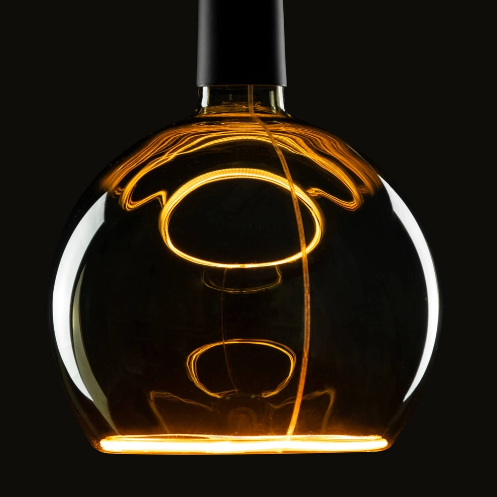 Conception de sphère source lumineuse Floating fumée - 6W - E27 - 300 lm - 1900K - Ø 20 cm