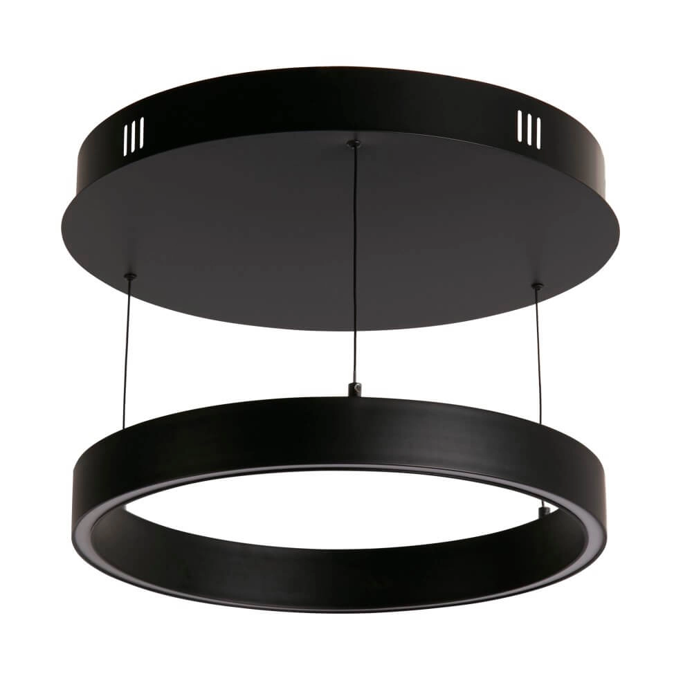 Lampe suspendue ronde Layla noir Ø 44cm Searchlight 5053423255712