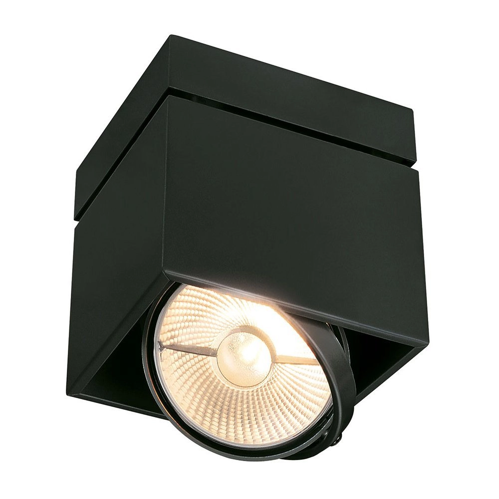 Spot de plafond Kardamod  Square 1 lumière noir