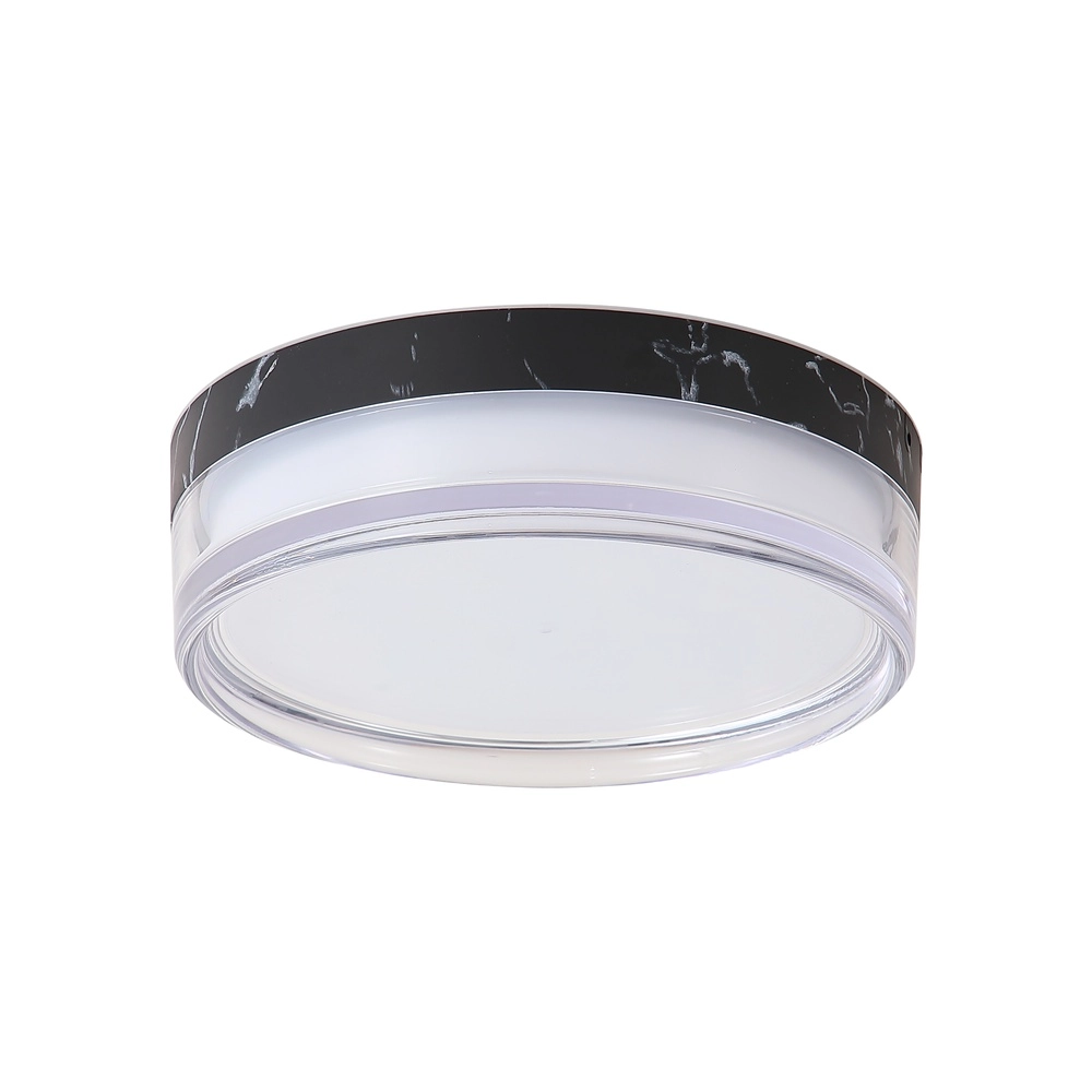 Lampe de plafond Button Ø marbre noir de 23 cm Searchlight 5,05342E+12
