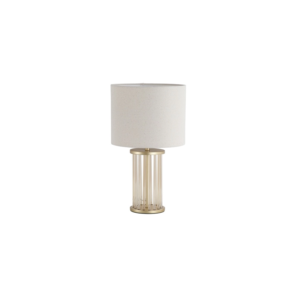 Lampe de table Swizzle champagne avec capuche Lampe de table Swizzle champagne avec capuche