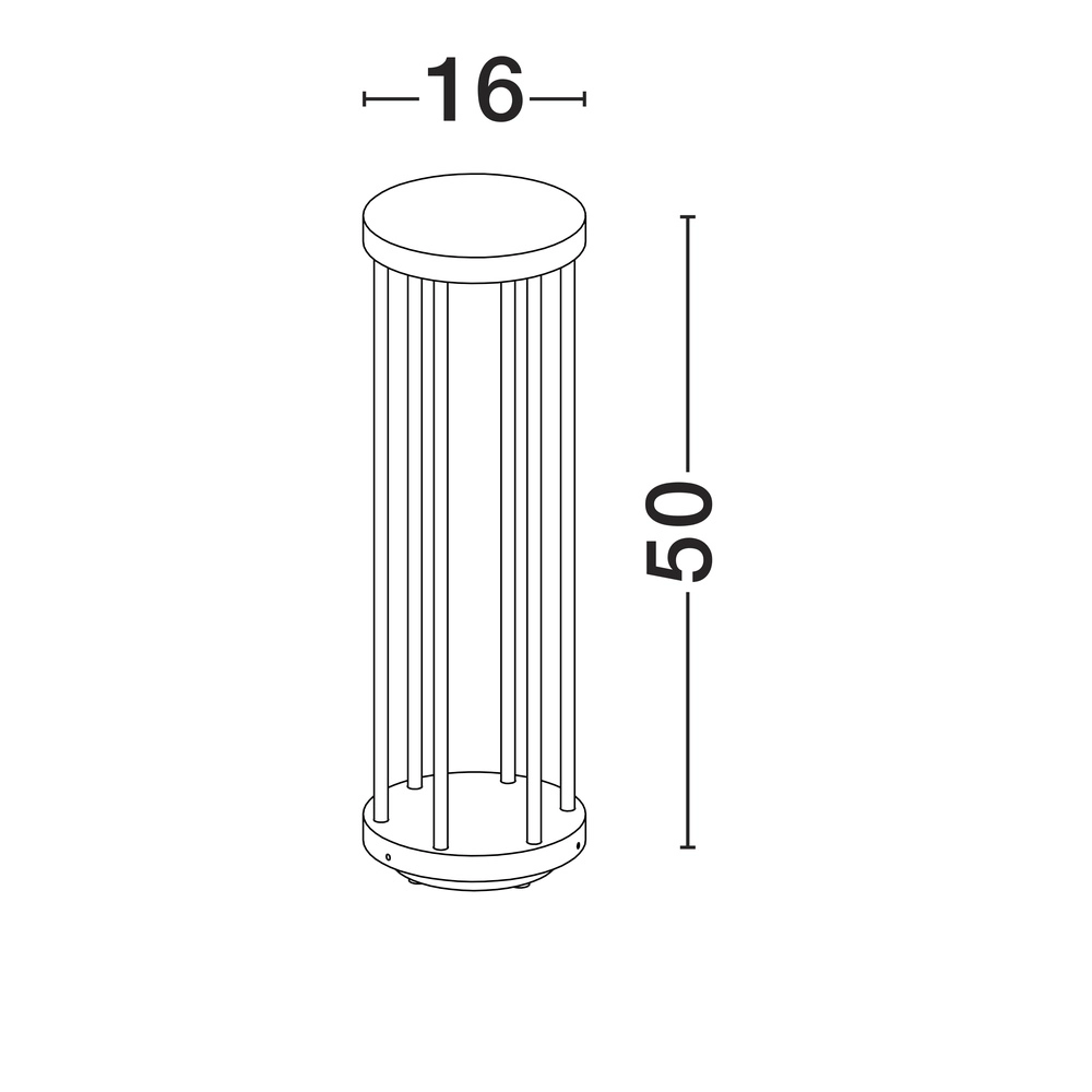 Lampe de jardin design Nereus M anthracite Lyora 5212017449481