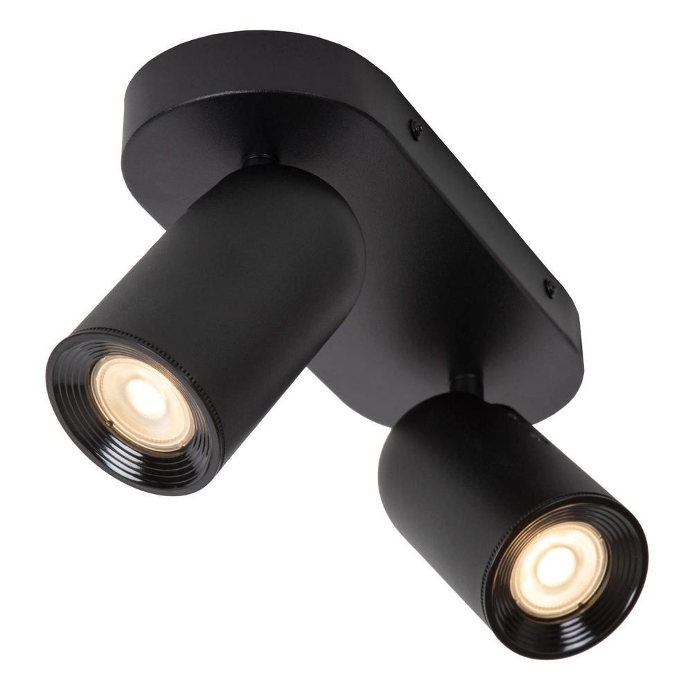 Projecteur de plafond Punch 2-noir clair Lucide 5411212134325