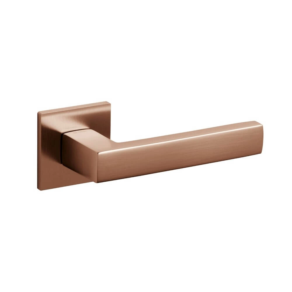 Poignée de porte design Planet Q Cuivre mat
