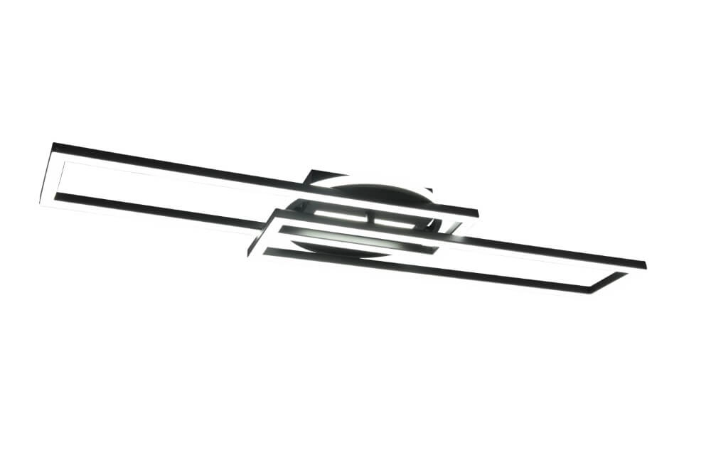 Plafonnier LED orientable Twister noir Plafonnier LED orientable Twister noir