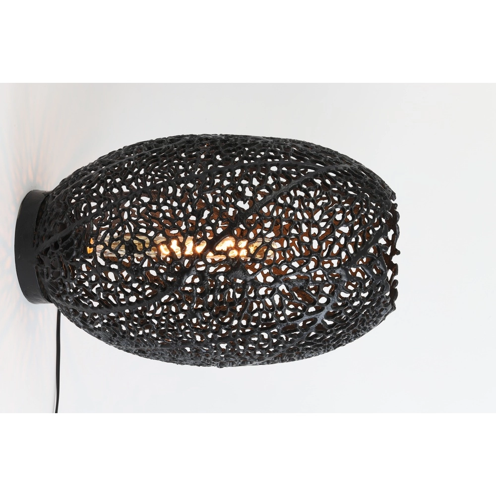 Lampe de table de conception Sinula Ø 33cm - noir Light & Living 8717807614515