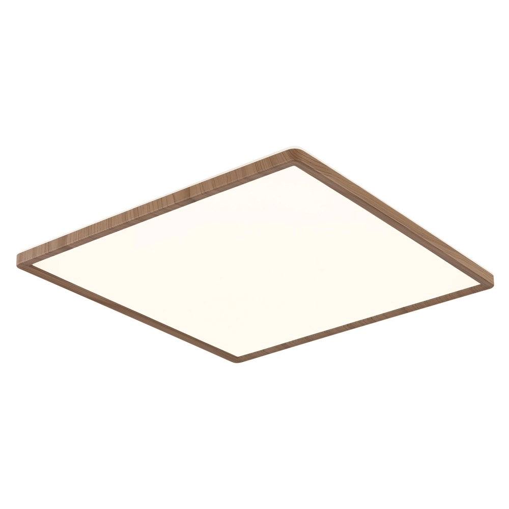 Éclairage de plafond Sapana Bois carré 42 cm