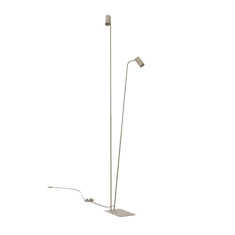 Lampe de pied Mono brun sable