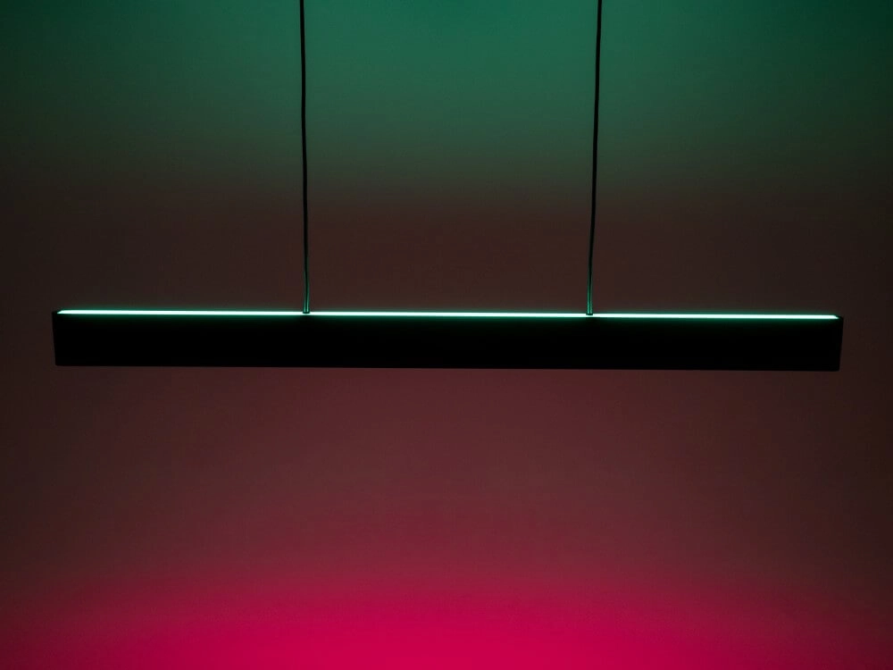 Lampe suspendue LED Zigbee Andreas-Z 117 cm - noir Eglo 9008606274475