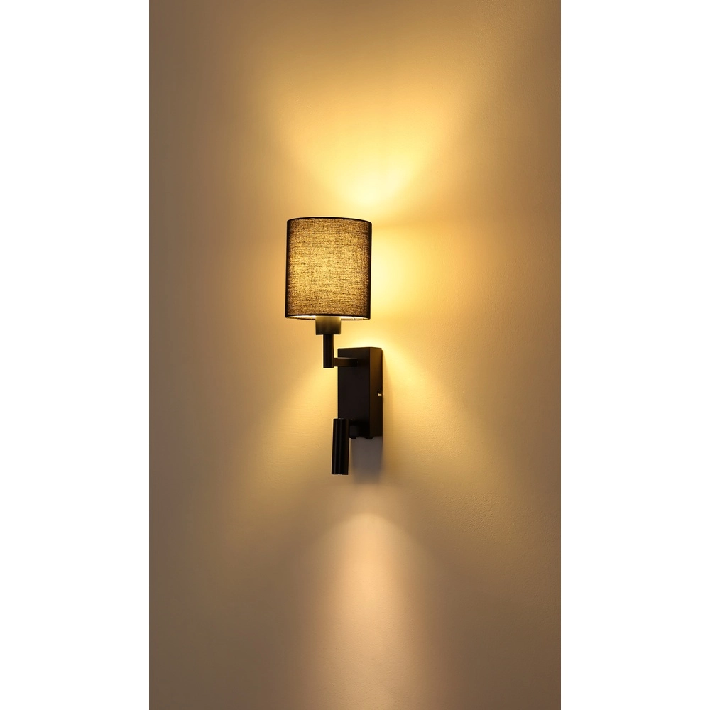 Lampe de chevet Zamora noir avec capuche noire Globo 9007371575893