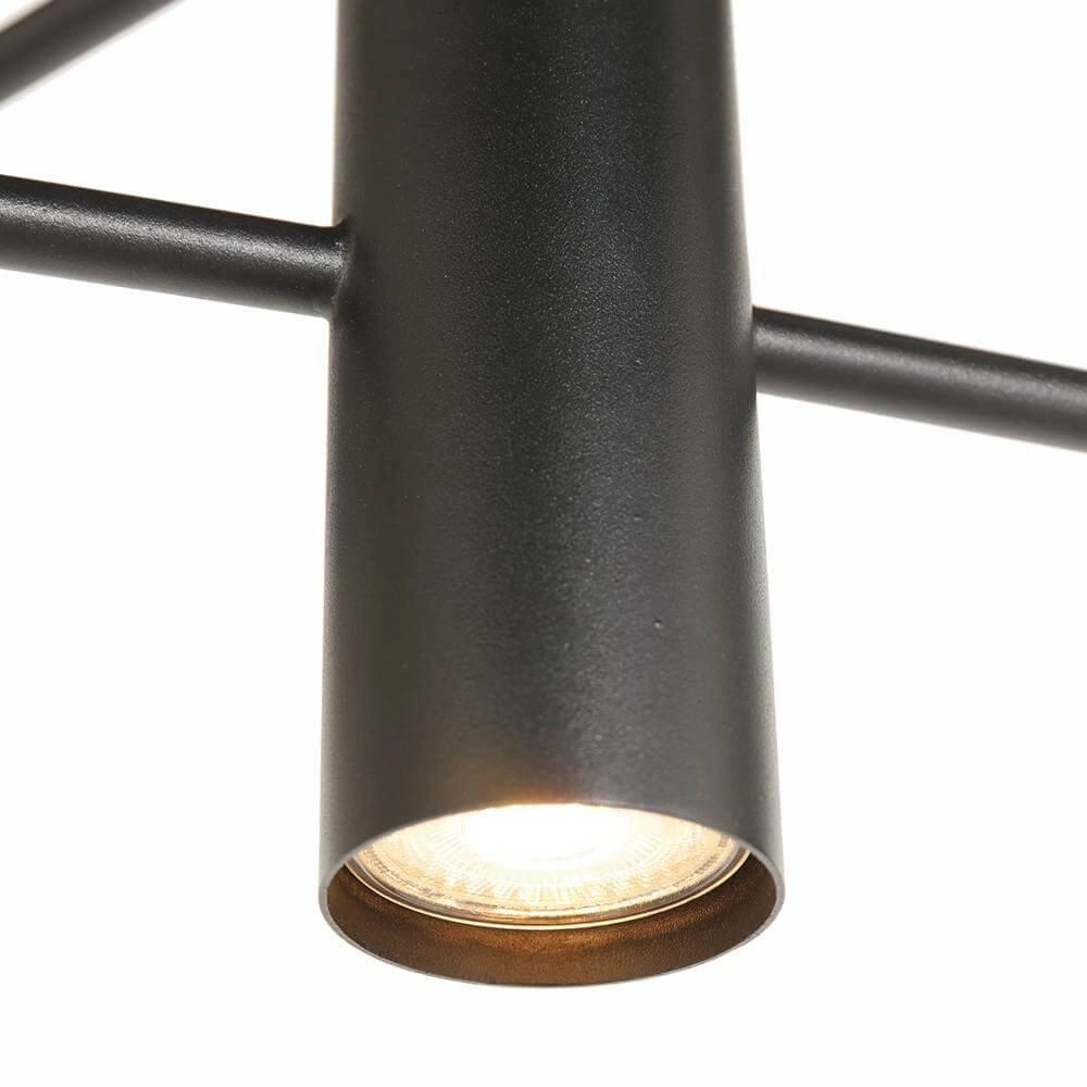 Suspension design Constellation noir avec verre ambré Steinhauer 8712746173048